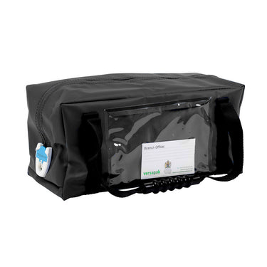 Versapak Secure Cash in Transit Bag KTH1 Black Rectangle Front